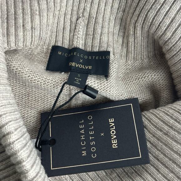 Michael Costello x Revolve Ribbed Wool Knit High-Waist Brief underwear Size S - Picture 13 of 14